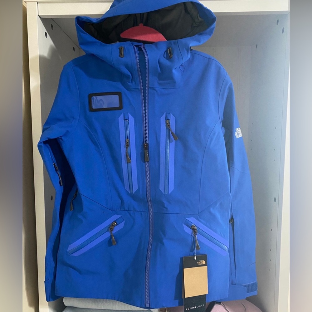 The North Face Mountain Pro Gore-Tex Shell Future light Ski Jacket Blue NWT - Picture 5 of 8